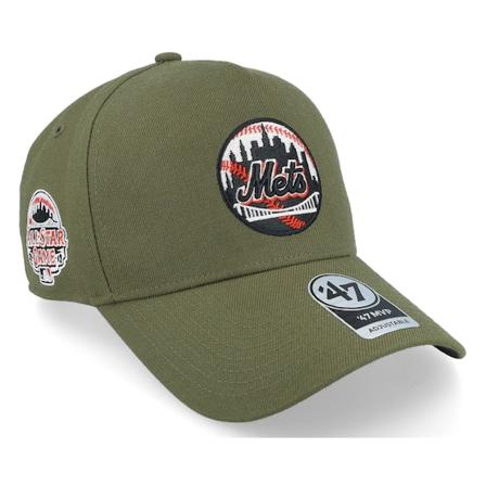 47 Brand - MLB Grön adjustable Keps - Hatstore Exclusive x New York Mets Sandalwood A-Frame Adjustable @ Hatstore