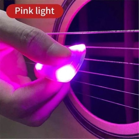 Guitar Plekter - Den Perfekte Gave Til Guitar Elskere - LED Lysende Plektre xi