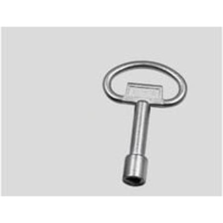 3 kpl kolmion muotoisia avaimia laatikoihin, vesi-/sähkökaappeihin