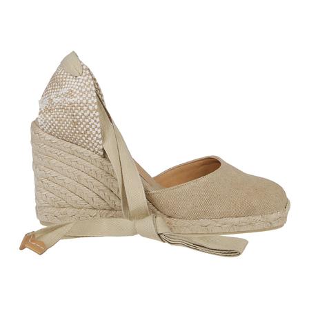Castañer Flat Sandalen , Beige , Dames , Maat: 40 EU