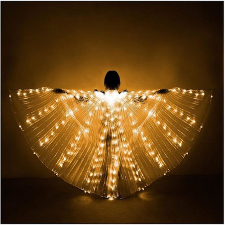 LED-lampor Belly Dance Isis Wings - Bellydance Glow Angel dance