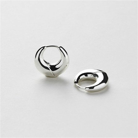 Forever Dreamer Hoops - Örhängen - Sterling Silver - Safira