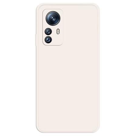 Skråt anti-drop gummibelagt cover til Xiaomi 12S Pro / 12 Pro - Beige Brown