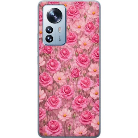 Yhteensopiva Puhelinkuori Xiaomi 12 Pro Petal Reverie Blush Rose