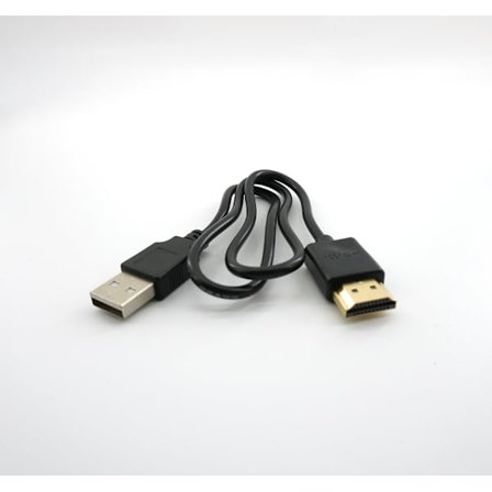 2025 Siste Modell USB til HDMI Ladekabel USB til HDMI Adapterkabel. (0,5 m)