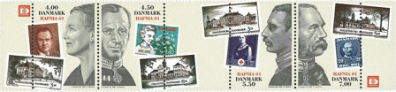 Danmark 2001 - AFA 1294-1297 - Strimmel af 4 - Postfrisk