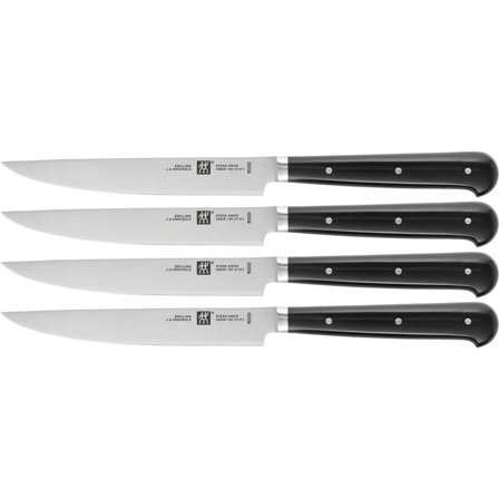 Zwilling Twin Steak Sett 4 stk. Kniver med Slett Slipbar Egg