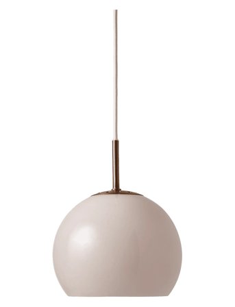 Frandsen Lighting Ball Glass Pendant Ø18 Eu - Beige - Ø 18 CM