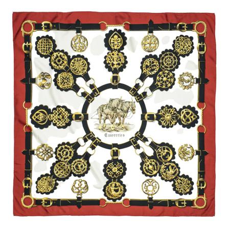 Hermès Vintage, Pre-owned Scarf Rood, Dames, Maat:ONE Size