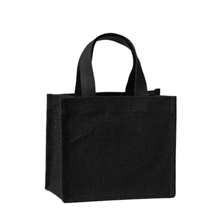 Nutshell Jute Shopper S Svart