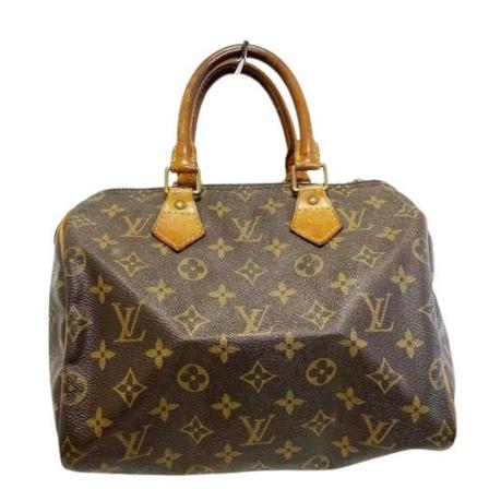 Louis Vuitton Vintage, Pre-owned Speedy 25 Monogram Handbag Bruin, Dames, Maat:ONE Size