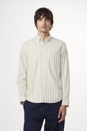 NN07 Arne 5655 Shirt male Multi Organic Cotton Blend