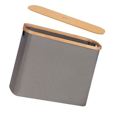 Bambu Ram Pappersnäsduksorganisator Låda Toalettpappersförvaringskorg med Lock