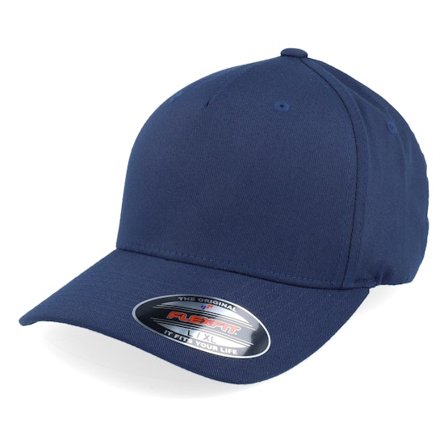 Flexfit - Blau flexfit Cap - A-Frame Navy Flexfit @ Hatstore