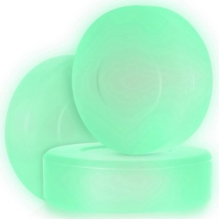 3 stk. Ishockeypucker Treningshockeypucker Lysende Ishockeyballer Sportsfan Hockeypucker