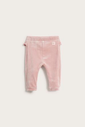 Pikkulasten olohousut, materiaalina veluuri | Pinkki | Vauvat | Kappahl