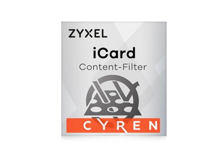 Zyxel E-iCard Cyren Content Filtering - URL-databaseoppdatering - 1 år