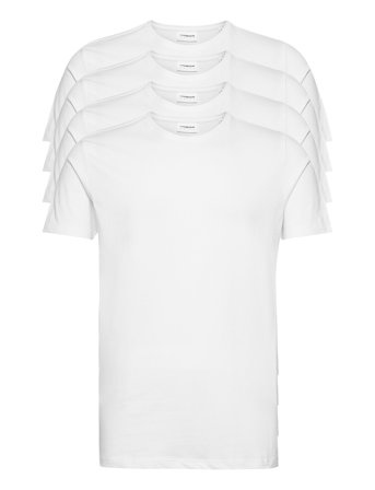 Lindbergh 4Pk Basic Tee S/S - White - S