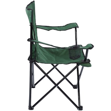 Campingstol Bärbar Hopvikbar Halkskydd Vattentät Fiske Strandstol Utomhus (Grön)