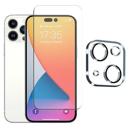 Skjermbeskytter + Kameralinsbeskytter HD 0,3mm iPhone 14 Plus Transparent