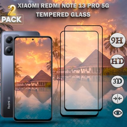 2-Pack XIAOMI REDMI NOTE 13 PRO Näytönsuoja - Karkaistu Lasi 9H - Super laatu 3D