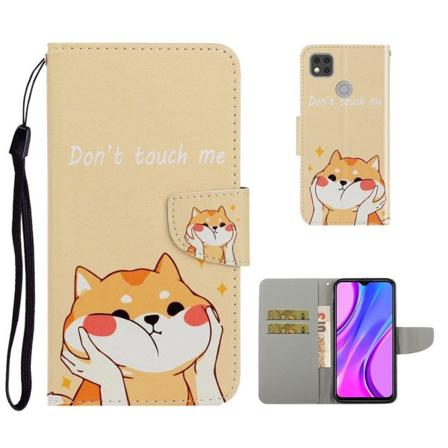 Wonderland Xiaomi Redmi 9C Flip etui - Tegneserie dyr Brown