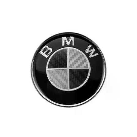 82mm Bil Front Huv Emblem Logo Bagagelucka Märke Ratt Klistermärke Hjulcentrumkapslar Lämpliga Kompatibla med B M W Biltillbehör-Perfet