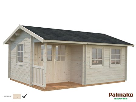 Palmako Susanna Stuga 19,4 m²/inv. 16,4 m², obehandlad, Stugor & förråd