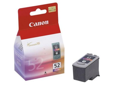 Canon CL-52 - Farge (lys cyan, lys magenta, svart) - original - blekkbeholder - for PIXMA iP6210D, iP6220D, iP6310D, MP450