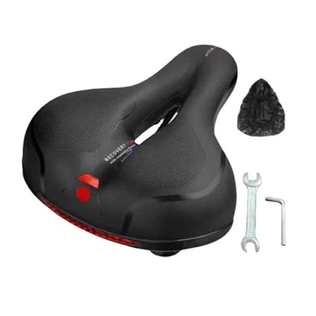 Bekväm Sadel för Cykel, Mjuk Kudde, Vattentät, Prostatavänlig och Kompatibel med Mountainbike, Citybike, Landsvägscykel och Motionscykel