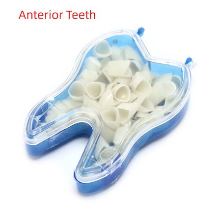 84 stk./æske Posterior Anterior Resin Tænder Model Falske Tænder A2 Tænder Farveguide Tilbehør til Tænder Hvide Tænder