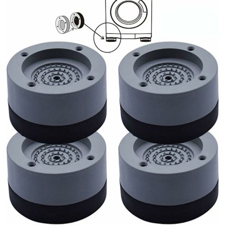 4 st tvättmaskin anti-vibrationsmattor anti-vibrations gummifotdynor för tvättmaskin kylskåp 4cm