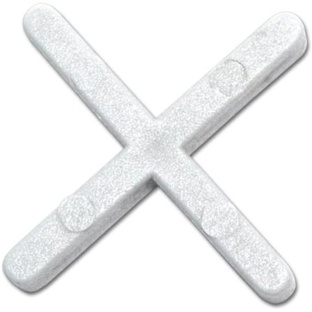 Kakeldistanser för korrekt placering av kakel | Högkvalitativt underlag | 3mm kakeldistanser | Tunna fogar | Vita kakeldistanser