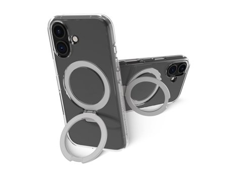 DBRAMANTE1928 iPhone 16 Plus Iceland Ultra D3O deksel (gjennomsiktig) Ultraslank, 100 % resirkulerbar, forsterket med D3O, med MagSafe og