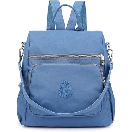 Ny Dam Ryggsäck Dam Ryggsäck Handväska Stöldskydd Vattentät Nylon Skolväska Resa Vardagsväska Mode Axelväska