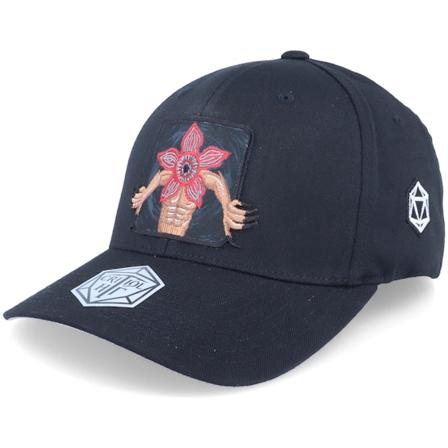 Critiql Hit - Svart flexfit Caps - Demogorgon Patch Black Flexfit @ Hatstore