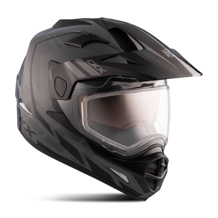 Kelkkakypärä CKX Quest RSV Moosek Lämmitettävä Visiiri Harmaa XS