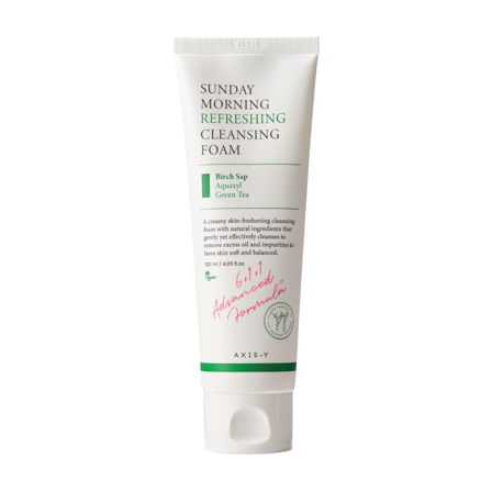 Axis-Y Sunday Morning Refreshing Cleansing Foam, 120 ml