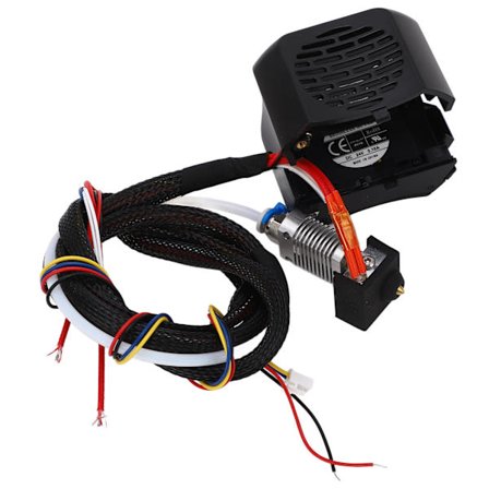 Komplett Hotend Kit 3D-skrivartillbehör Dubbel Fläkt Hot End Kit för Ender 3 V2 DC24V