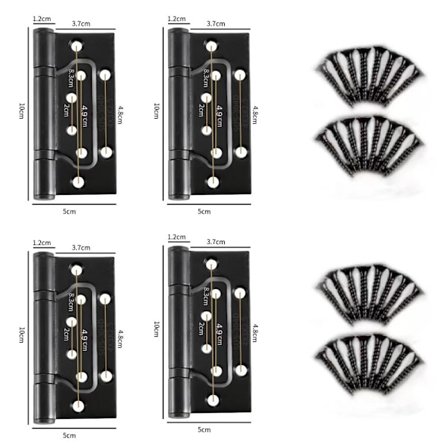 4 kpl (musta, noin 4*3*2,5) sarana, ruostumaton sarana, pieni sarana,