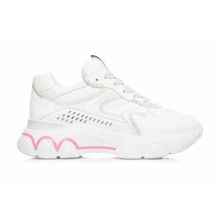 Hogan Sneakers 21 , Wit , Dames , Maat: 39 EU
