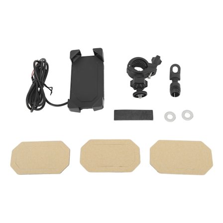 12V Moottoripyörän Puhelinteline Ladattava 10W Pikalataus Puhelinlaturi Teline Universaali 3,5–6 tuuman puhelimille