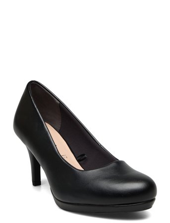 Women Court Sho Shoes Heels Pumps Classic Svart Tamaris*Betinget Tilbud