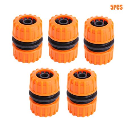 5/10 st Slangkoppling Trädgårdsskarv Reparationsadapter Koppling 1/2 tum