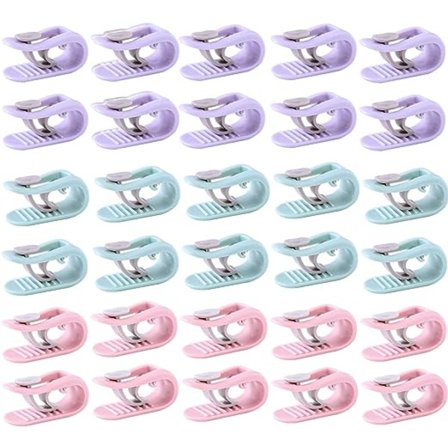 Täcke Clip Trailer 30-pack Täcke Clip, Täcke Clip Sängklädeshållare, Quilt Clip Halkskydd Clip för att förhindra bindning och rörelse av c