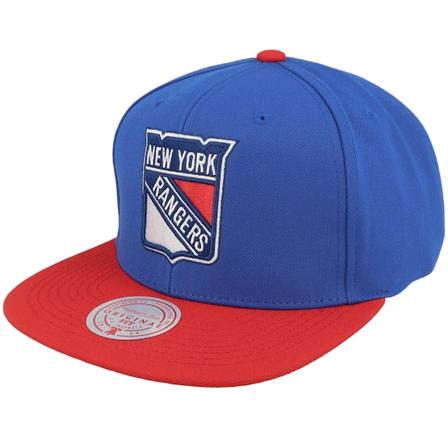 Mitchell & Ness - NHL Blau snapback Cap - New York Rangers Team 2 Tone 2.0 Royal/Red Snapback @ Hatstore