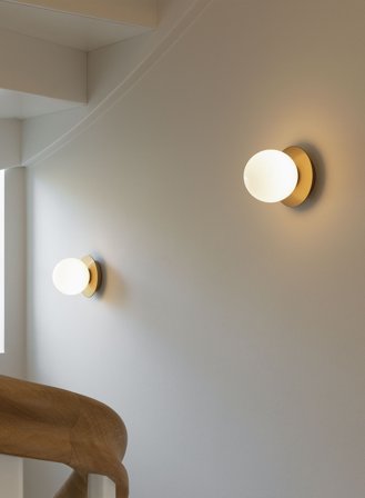 Liila 1 small vegg/taklampe - nordic gold/opal