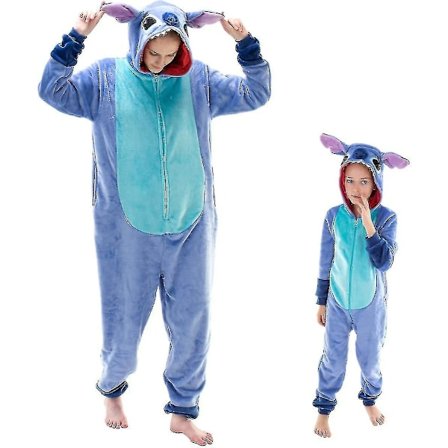 Snug Fit Unisex Voksen Onesie Pyjamas, Flanel Cosplay Dyr One Piece Halloween Kostume Sovetøj Hjemmetøj Q Pooh L