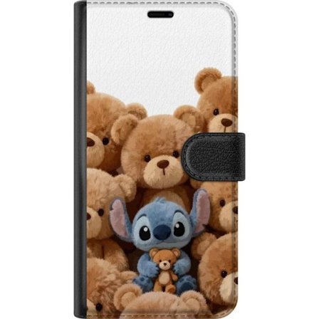 Kompatibel Tegnebogsetui til Nothing Nothing Phone (3a) Pro SÃ ̧d og sikker illustration med Stitch omgivet af bamser, der skaber en varm og legende 