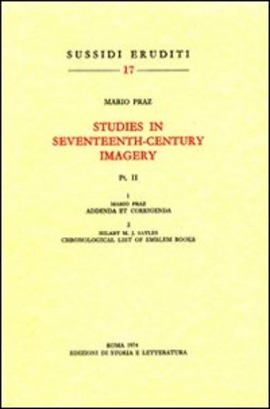 Studies in seventeenth-century imagery. Vol. 2 Mario Praz